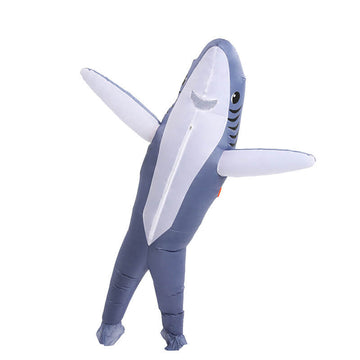 Inflatable Shark Costume Kids Adults Halloween Funny Blow Up Inflatable Costumes